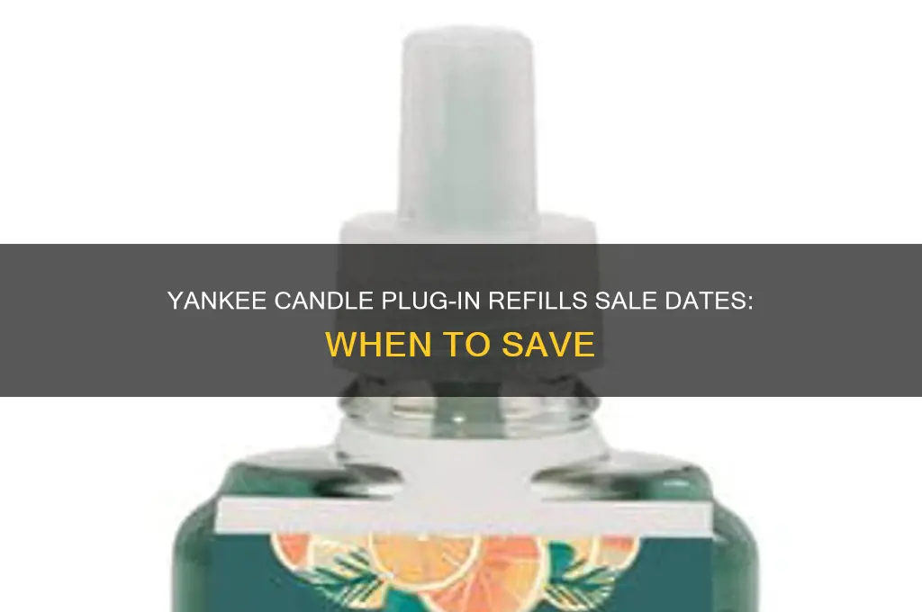 when will yankee candle plug in refills go on sale