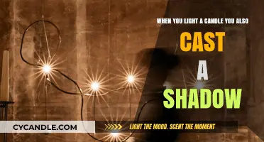 Candlelight's Duality: Illuminating Paths, Casting Shadows in Life's Balance