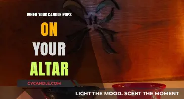 Altar Candles: When They Pop, What to Do