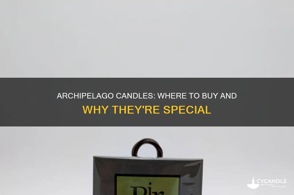 where are archipelago candles sold