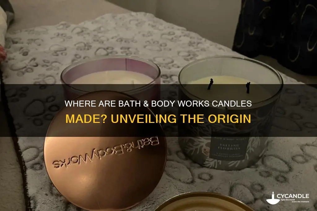 where are bath & body works candles made