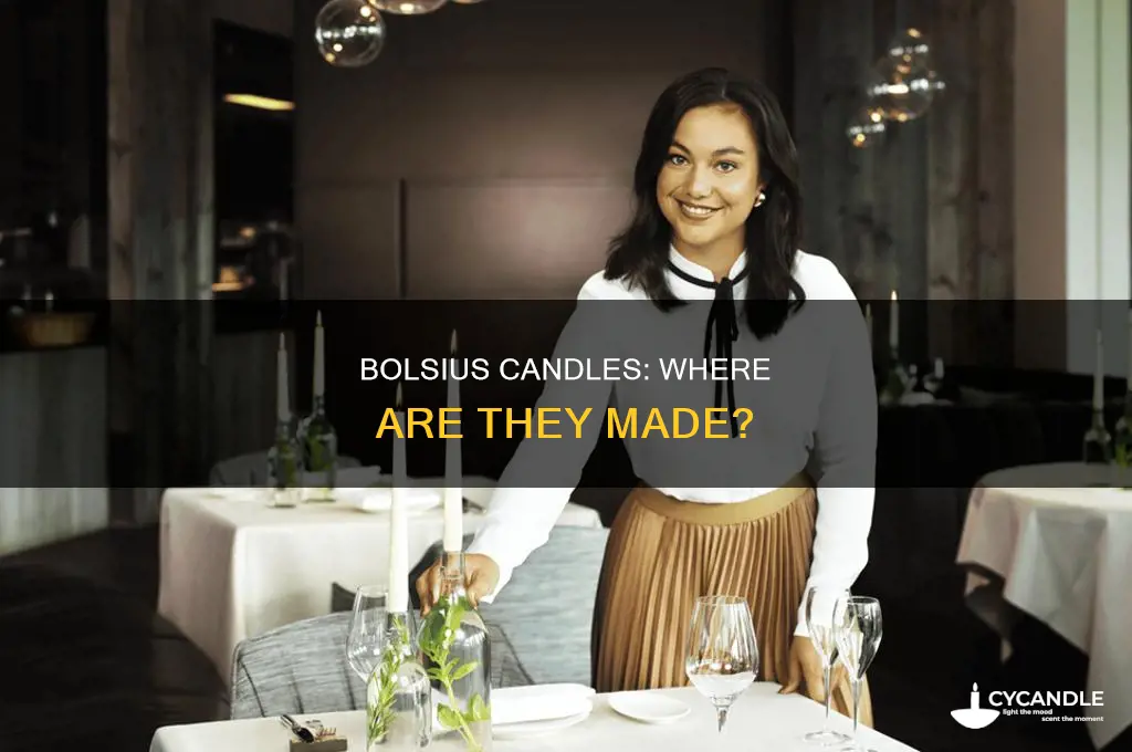 where are bolsius candles made