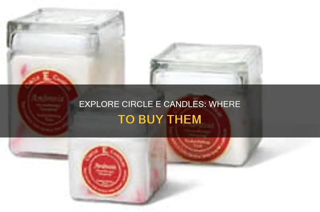 where are circle e candles sold