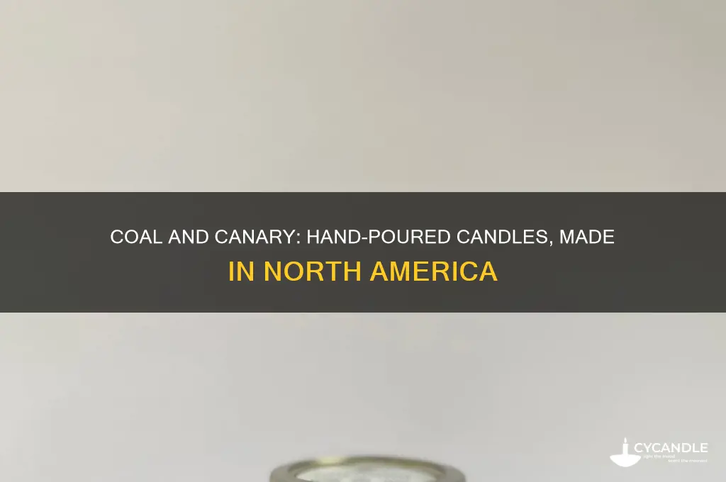 where are coal and canary candles made