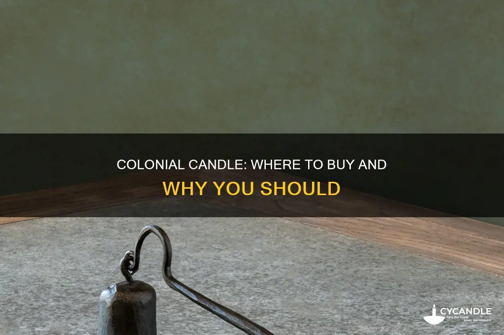 where are colonial candles sold