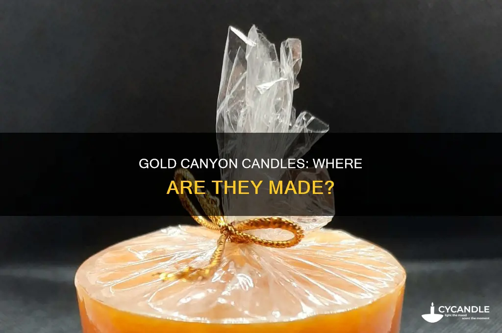 where are gold canyon candles made