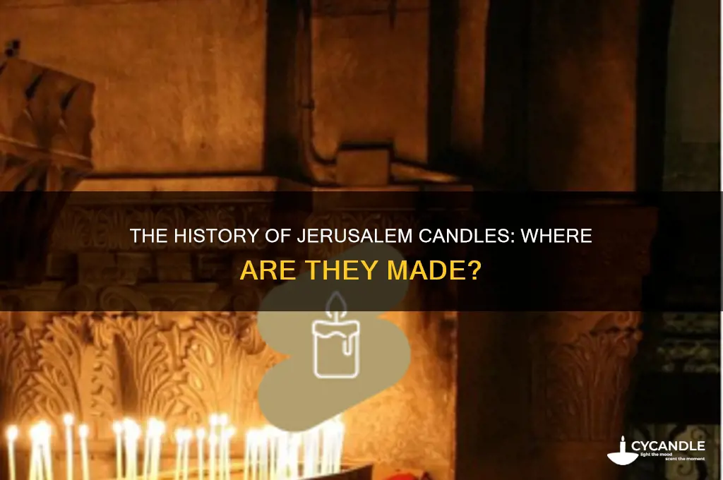 where are jerusulum candles made