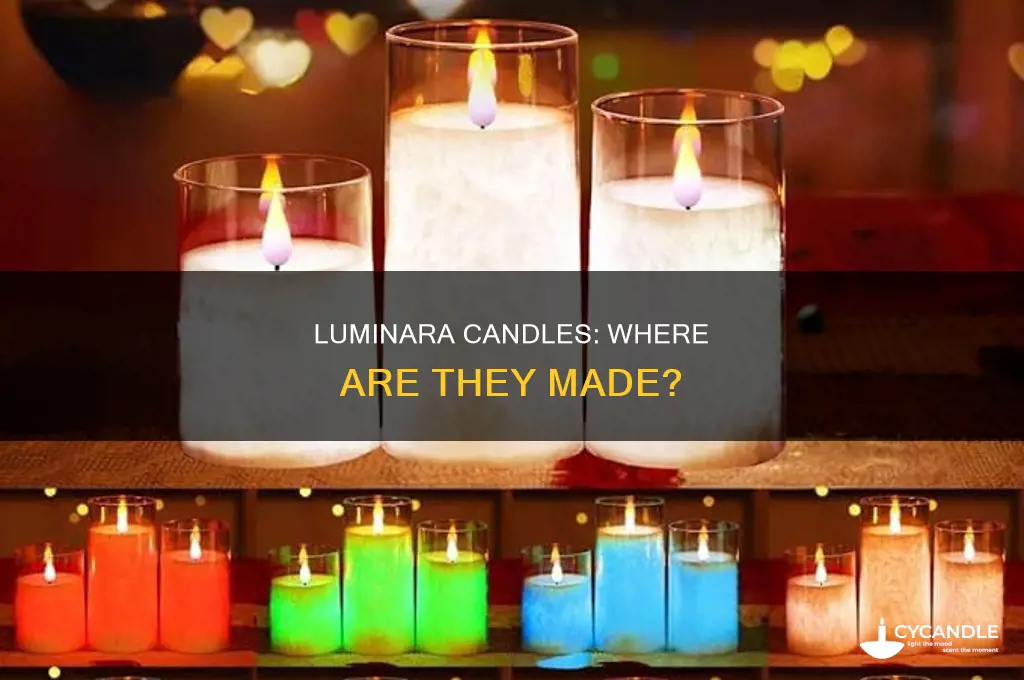 where are luminara candles made