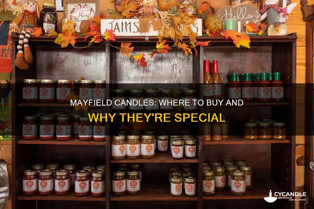 where are mayfield candles sold