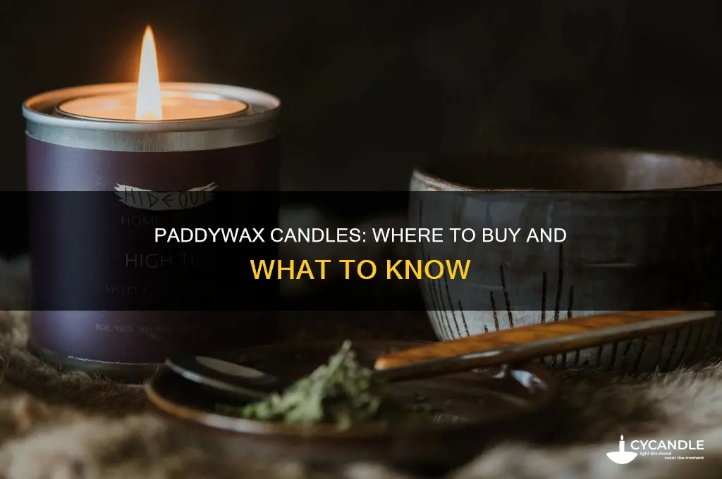 where are paddywax candles sold