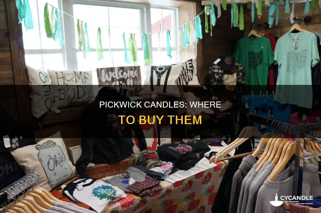 where are pickwick candles sold