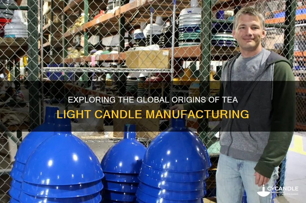 where are tea light candles made