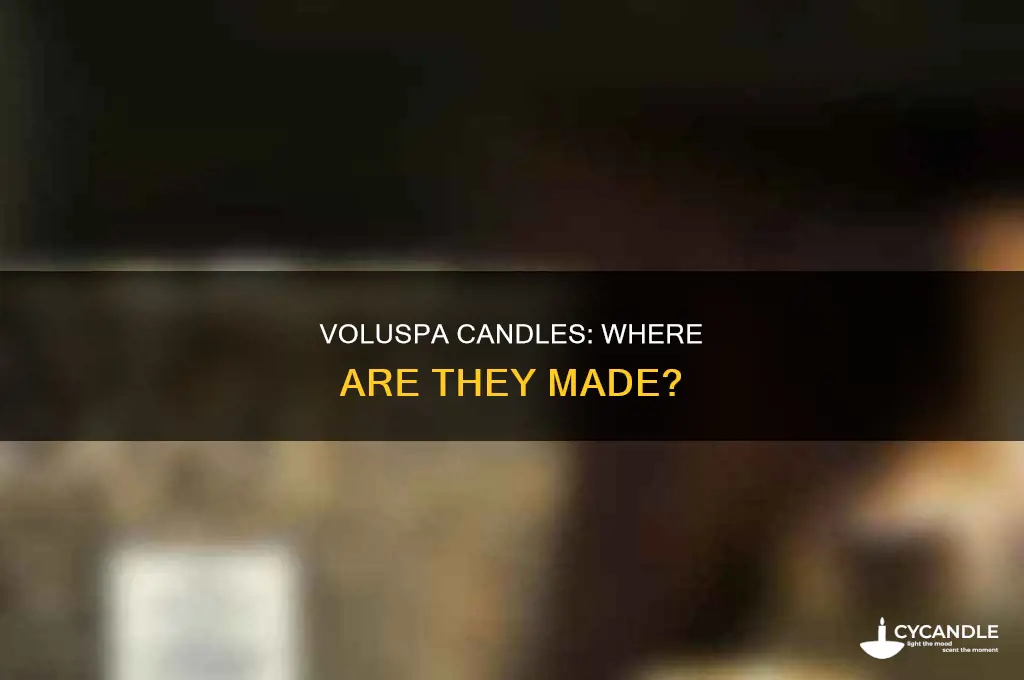 where are voluspa candles made