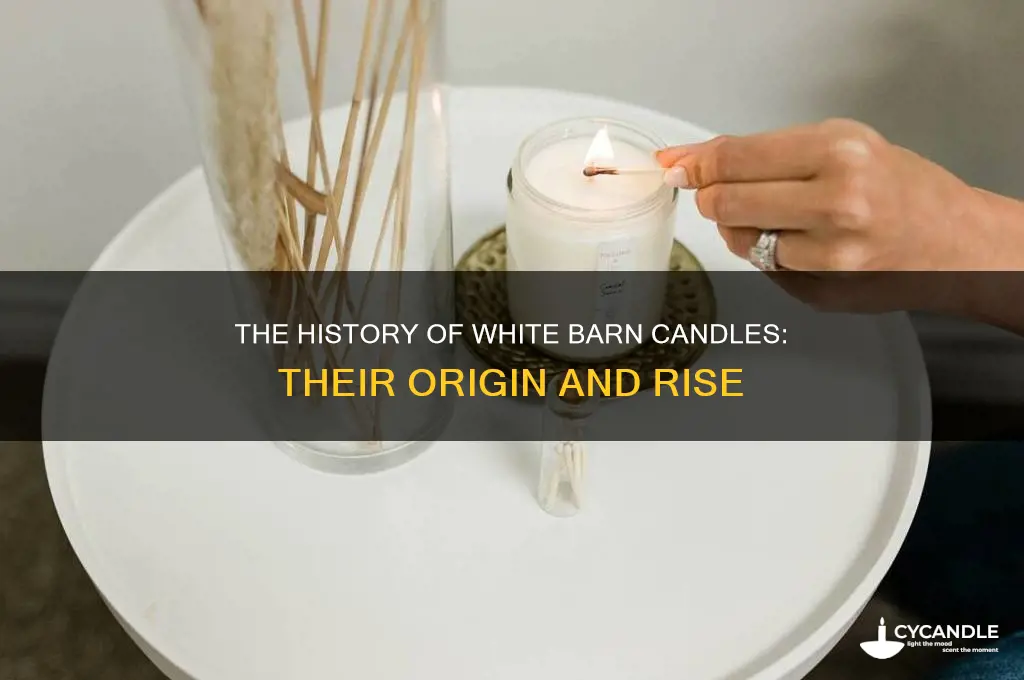where are white barn candles from