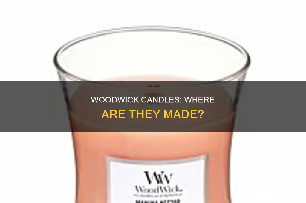 where are woodwick candles made