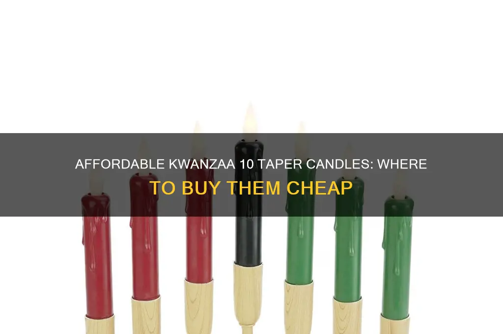 where buy kwanzaa 10 taper candles cheap