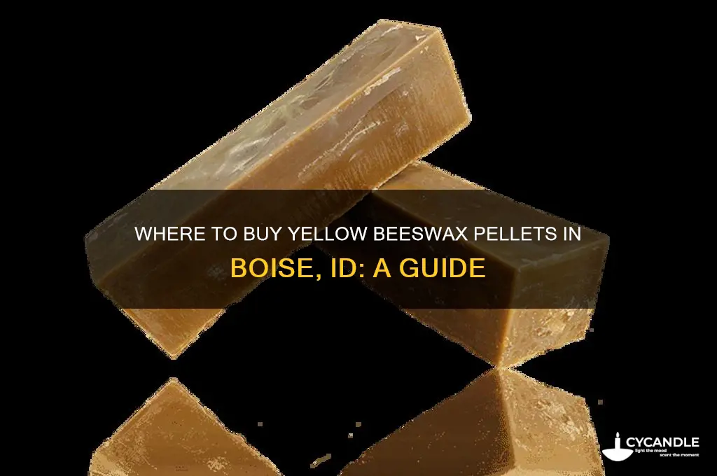 where buy yellow beeswax pellets boise id