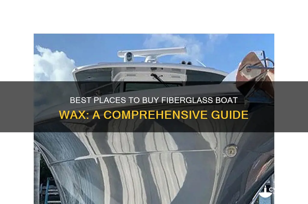 where can a buy wax for fiberglass boat