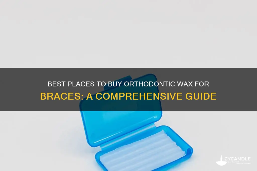 where can i biy wax for braces