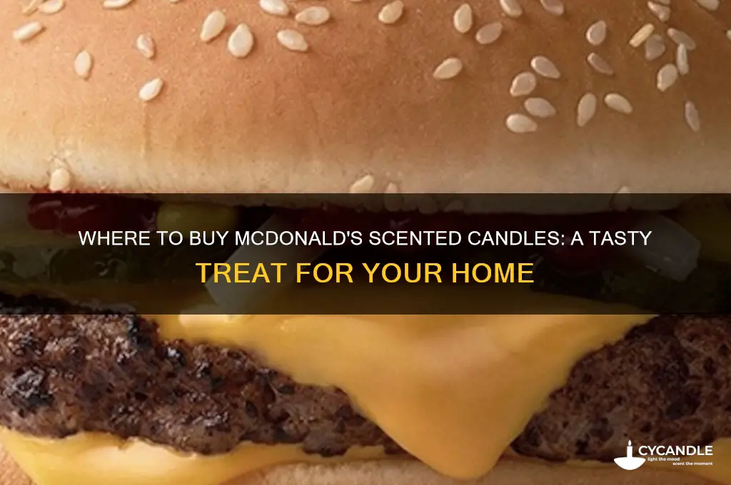 where can i but mcdonalds candles