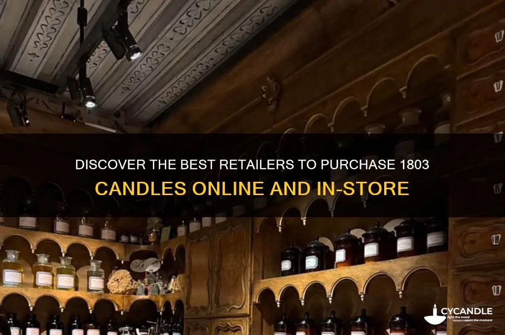 where can i buy 1803 candles