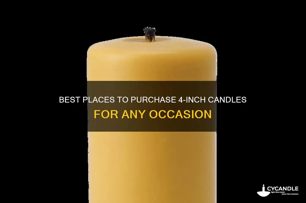 where can i buy 4 inch candles