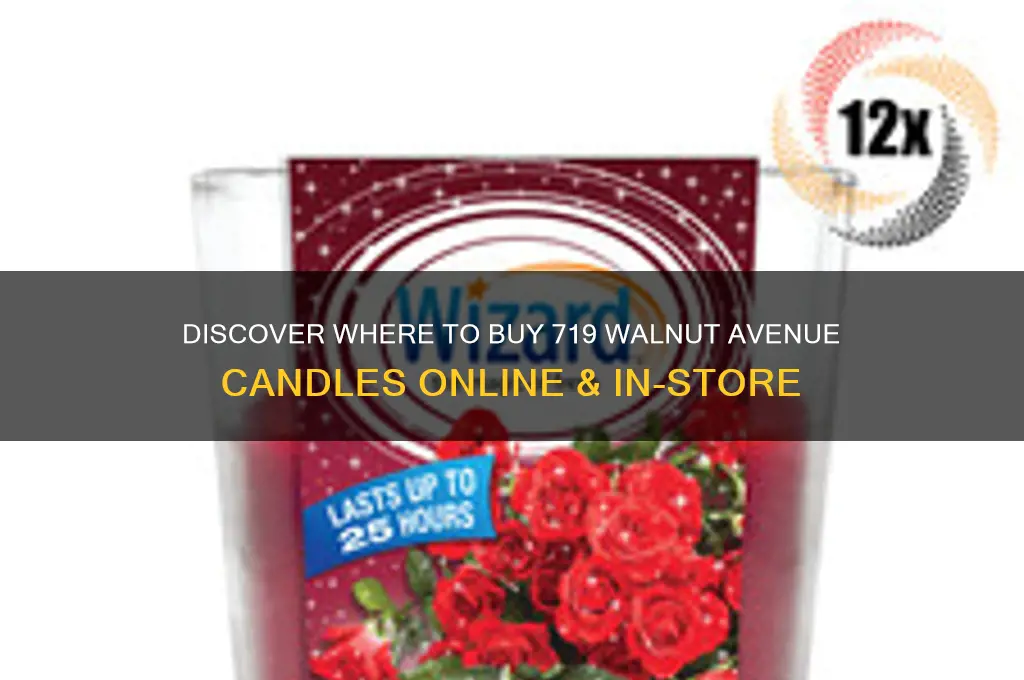 where can i buy 719 walnut avenue candles