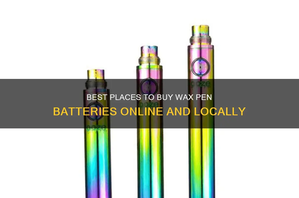where can i buy a battery for my wax pen