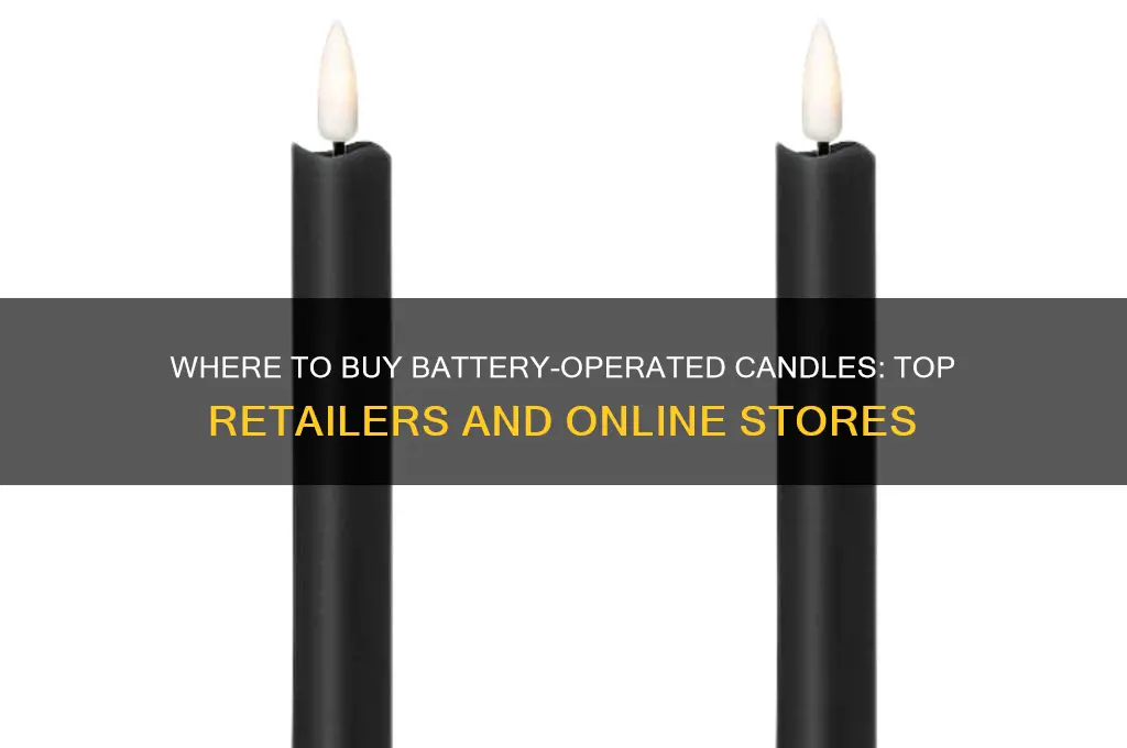where can i buy a battery operated candle