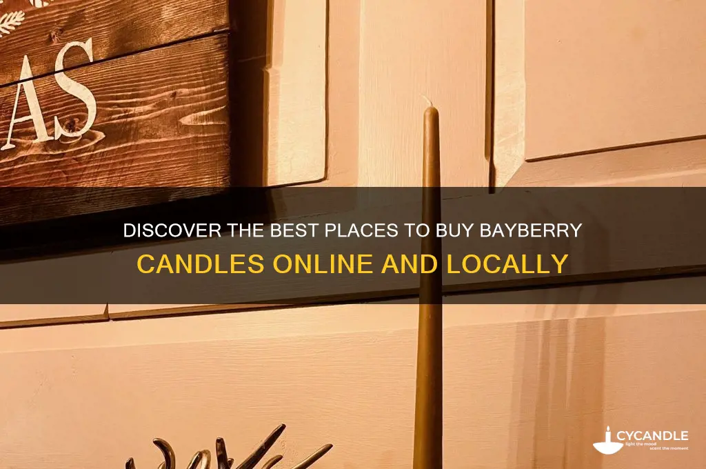 where can i buy a bayberry candle