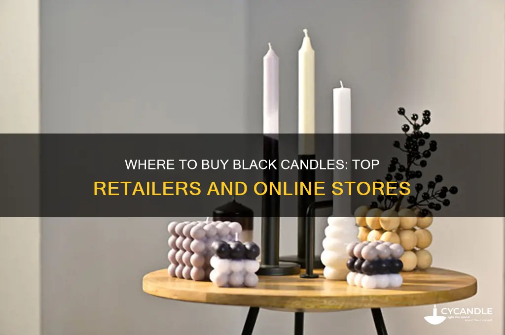 where can i buy a black candle