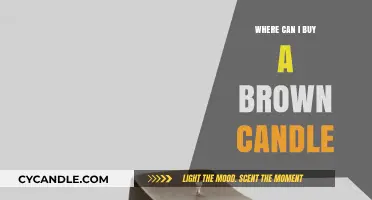 Where to Buy Brown Candles: Top Retailers and Online Shops