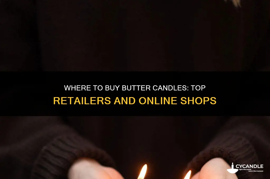 where can i buy a butter candle
