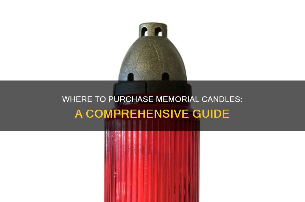 where can i buy a memorial candle