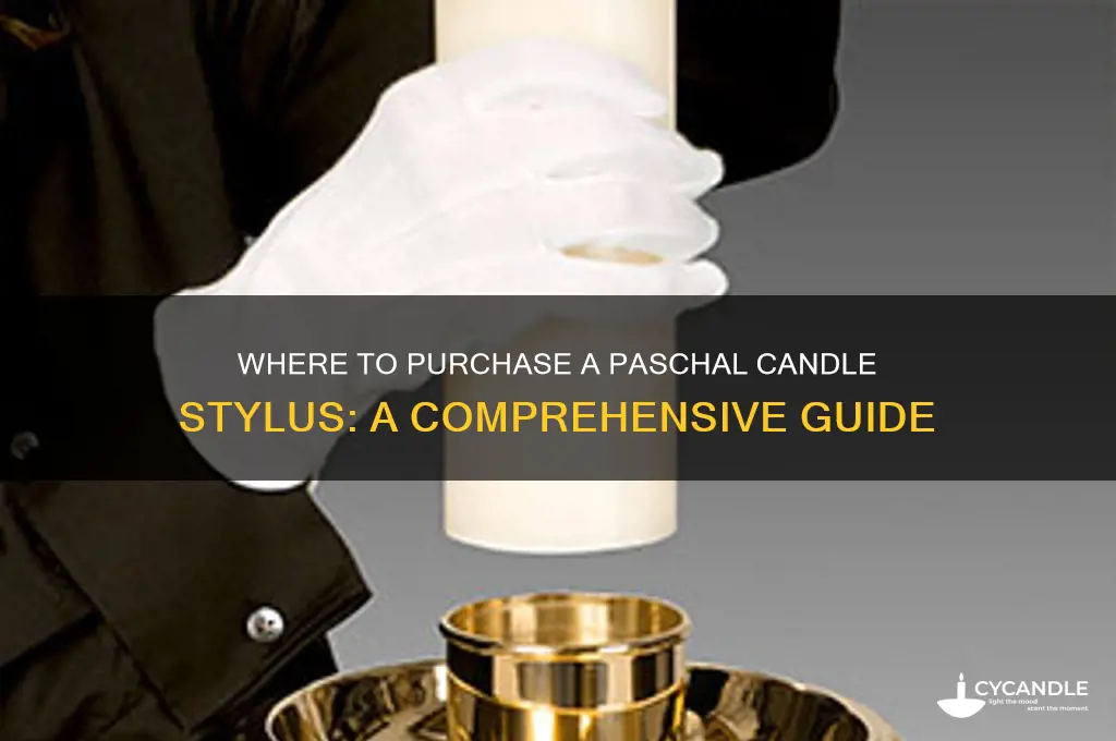 where can i buy a paschal candle stylus