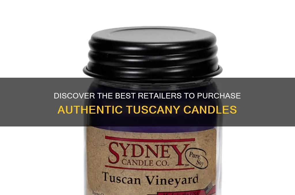 where can i buy a tuscany candle
