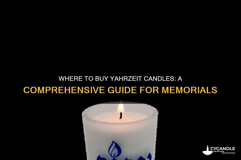 where can i buy a yahrzeit candle