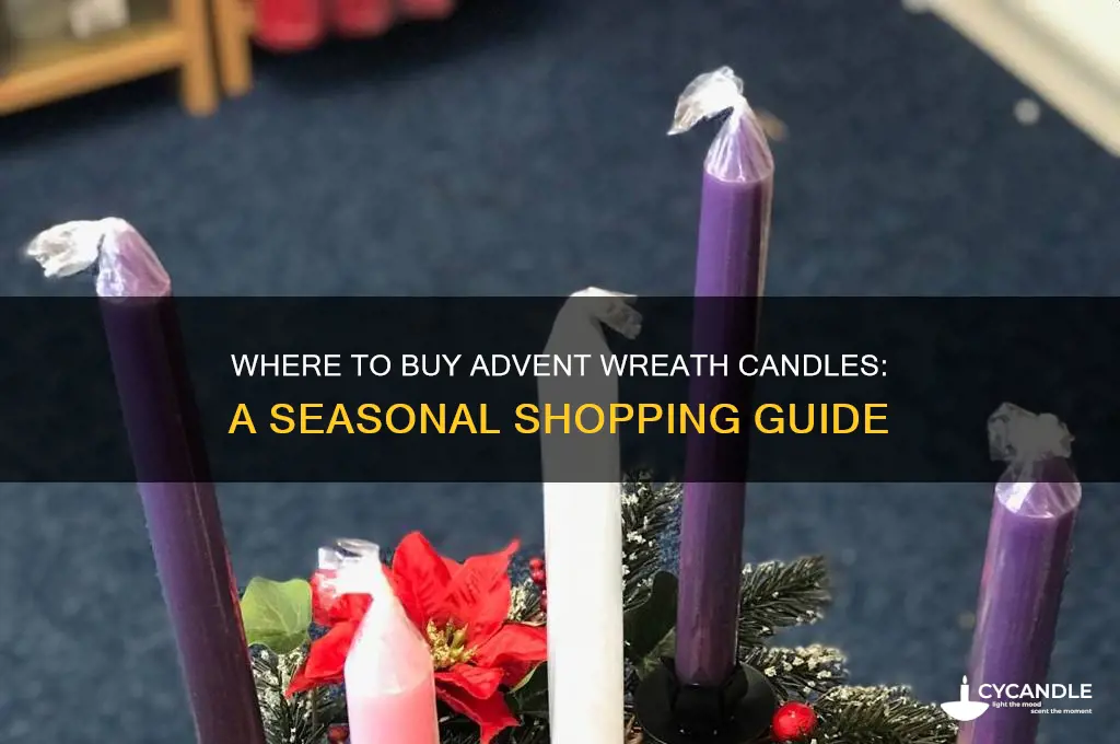 where can i buy advent wreath candles