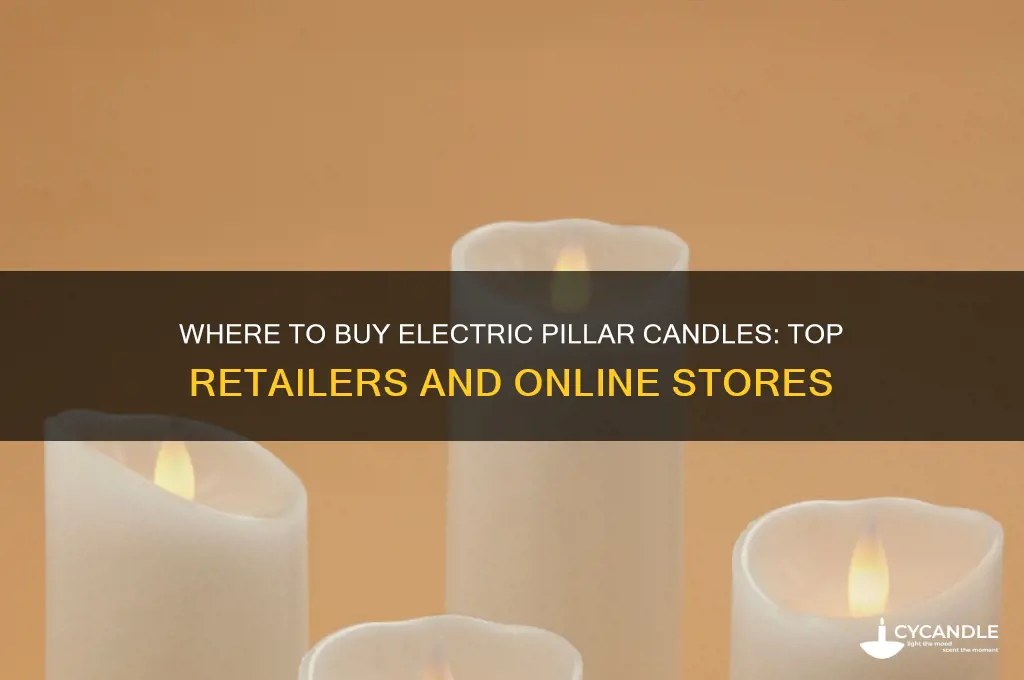 where can i buy an electric pillar candle