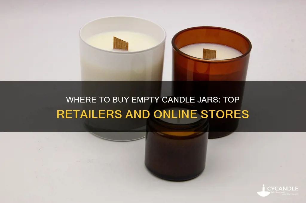 where can i buy an empty candle jar from