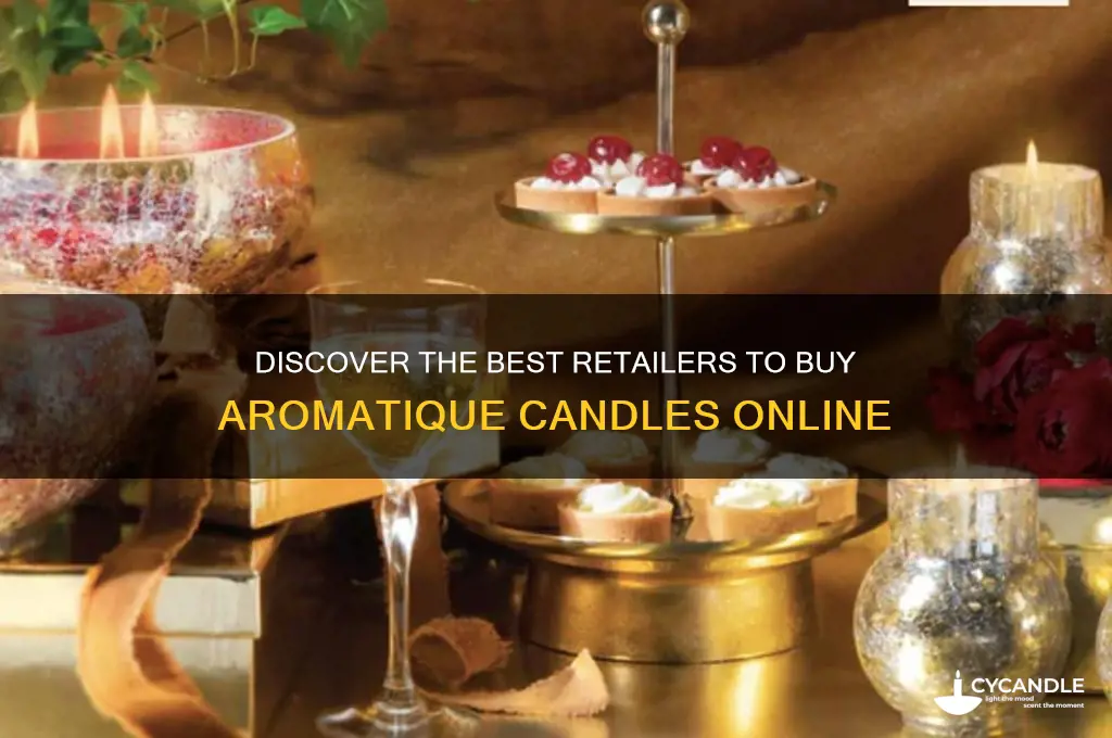 where can i buy aromatique candles