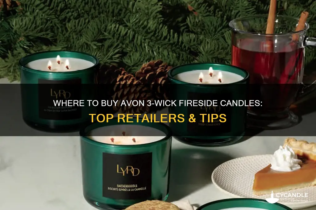 where can i buy avon 3 wick fireside candles