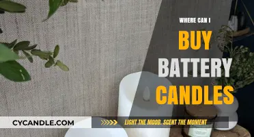 Where to Buy Battery Candles: Top Retailers and Online Stores