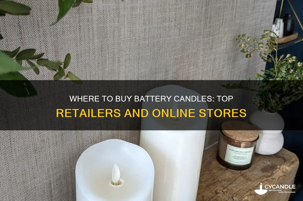 where can i buy battery candles