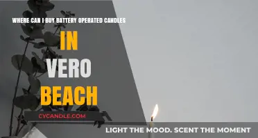 Where to Buy Battery-Operated Candles in Vero Beach, FL