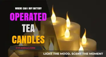 Where to Buy Battery-Operated Tea Candles: Top Retailers and Online Stores