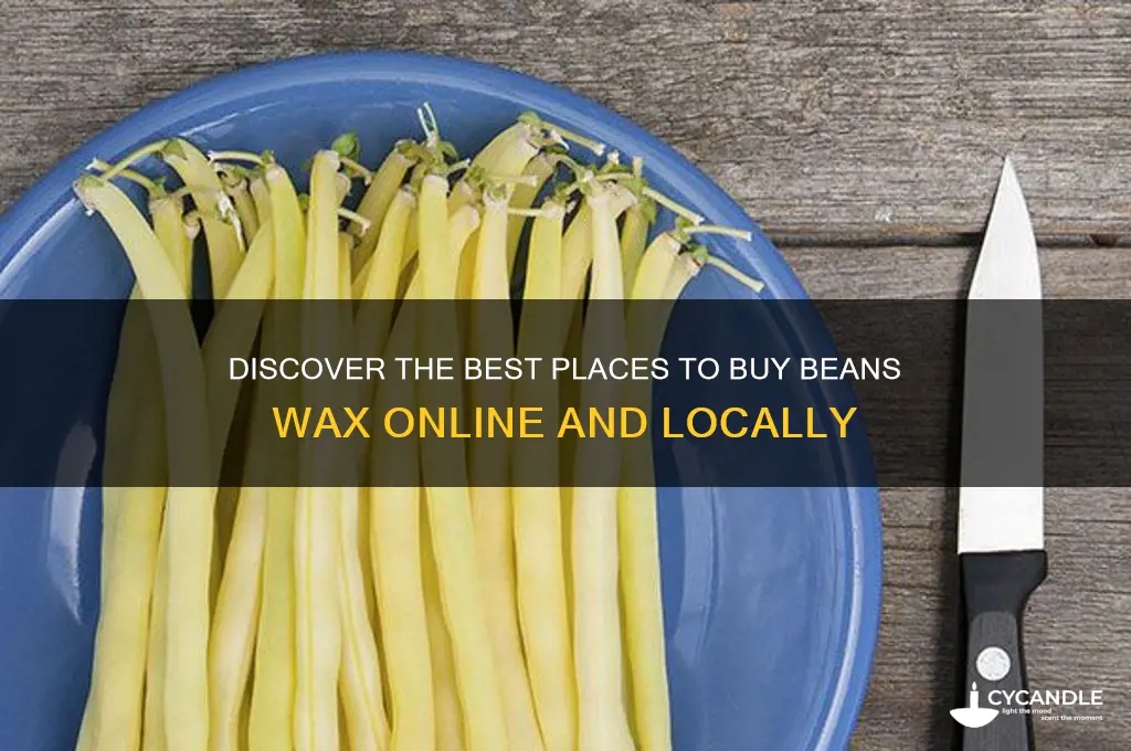 where can i buy beans wax