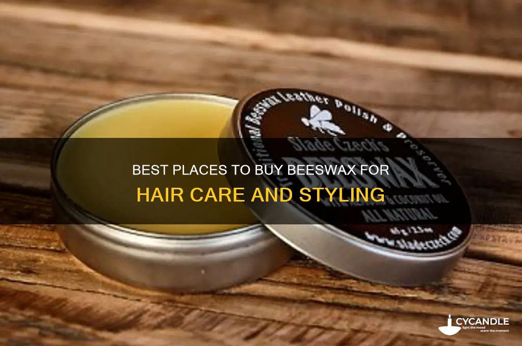 where can i buy beeswax for hair