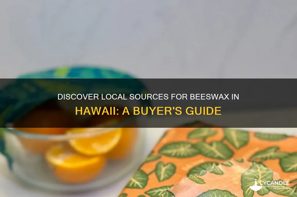 where can i buy beeswax in hawaii