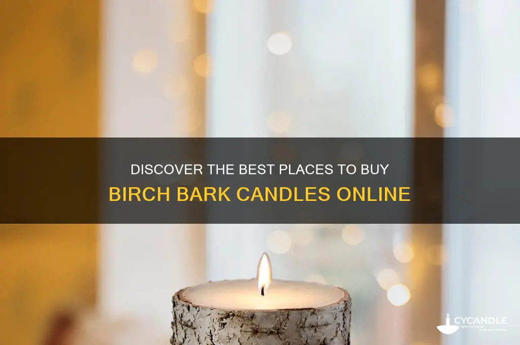 where can i buy birch bark candles